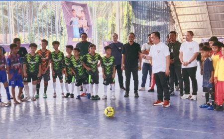 Kadispora Pekanbaru Resmi Buka Liga Pelajar Futsal Tingkat SD dan SMP Tahun 2024