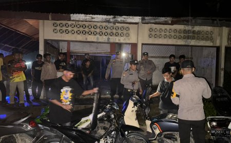 Antisipasi Gangguan Kamtibmas Tahapan Pilkada, Kapolsek Peranap Lakukan Patroli Langsung