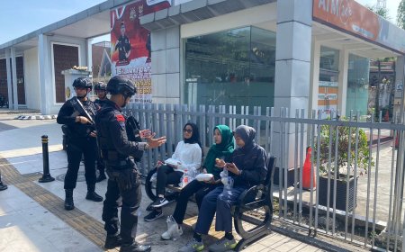 Satgas Tindak Subsatgas Brimob Polda Riau Terus Lakukan Sosialisasi Pilkada Aman