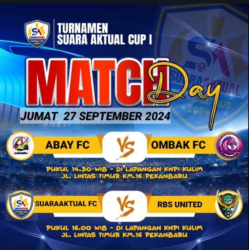 Laga Menegangkan Akan Terjadi Sore ini Suaraaktual FC Melawan RBS United di Lapangan KNPI Kulim