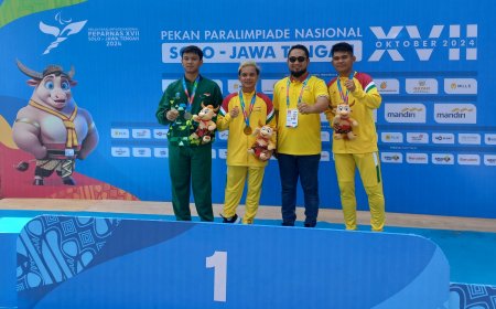 Atlit Lari Muhammad Maulana Torehkan Medali Emas di Peparnas XVII, Banggakan Provinsi Riau