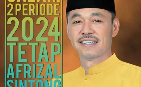 Calon Bupati Afrizal Sintong Imbau Simpatisan Tetap Tenang dan Jaga Kondusifitas