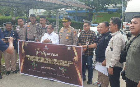 SURAT SUARA PILKADA 2024 BERGERAK MENUJU RIAU