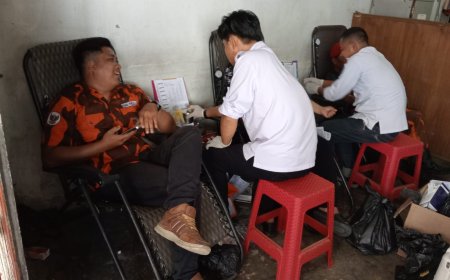 Dirgahayu Ke 65, MPC PP Labura Laksanakan Donor Darah