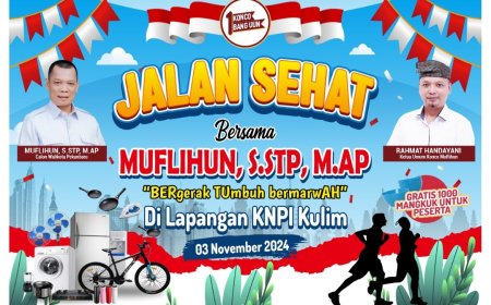 Bertabur Hadiah, Jalan Santai Konco Bg Uun , 1000 Mangkuk Langsung Dibagikan Tanpa Diundi, Catat Hari dan Tanggal nya