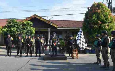 Meriahkan HUT Ke - 79, Korps Brimob Polda Riau Gelar Lomba Wajracyena Tangkas