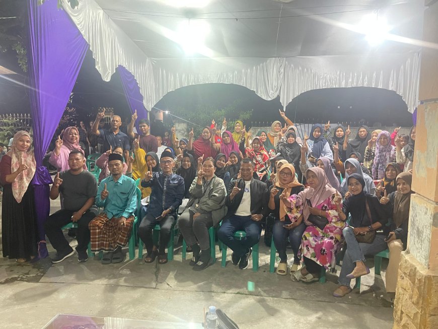 Kampanye Dialogis Kecamatan Senapelan, Muflihun: Pemimpin yang Didukung Presiden Bisa Tuntaskan Banjir Pekanbaru