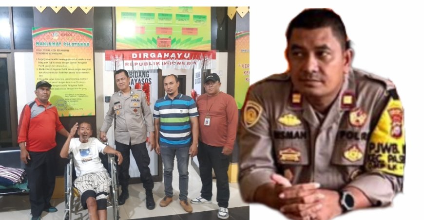 Dua Hari Ditelantarkan Keluarga, Bapak Stroke ini Diselamatkan Polsek Payung Sekaki