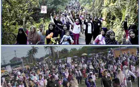 Jalan Santai dan Senam Pagi Bersama Di Kelurahan Sialang Rampai Muflihun Tawarkan Solusi Parkir Murah untuk Pekanbaru