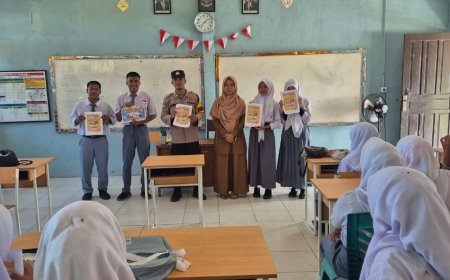 Ini Kata Kapolsek Berikan Penjelasan Terkait Penerimaan Calon Anggota Polri Tahun 2025 Bertempat SMAN 1 Pelangiran 