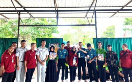 Tingkatkan Keselamatan Lalin,  Jasa Raharja Gelar PPKL di SMAN 3 Bathin Solapan, Bengkalis Riau