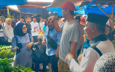 Paslon Eddy Yatim-Almainis Gaungkan Program Gerebek Pasar, Prioritaskan Aspirasi Pedagang Dumai