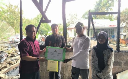 BAZNAS Kota Payakumbuh Salurkan Bantuan untuk Korban Kebakaran di Tiga Kelurahan