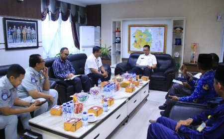 Audiensi dengan Sekdako Pekanbaru, Jasa Raharja Cabang Riau Paparkan Capaian Kinerja