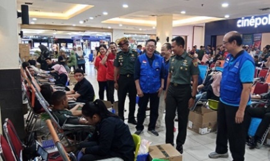 561 Kantong Darah Berhasil Dikumpulkan PSMTI Riau dan Arhanud 