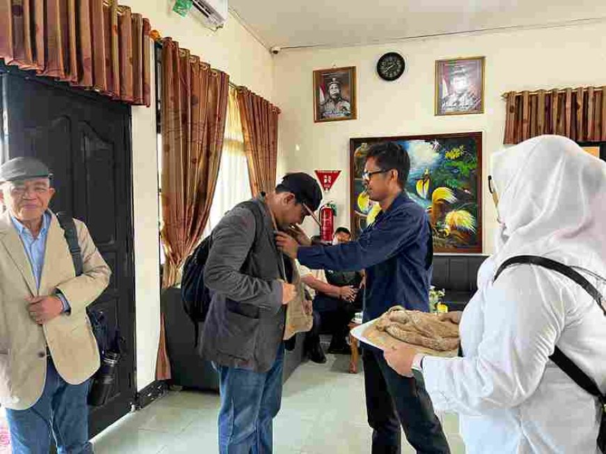 Ketua Umum PWI Pusat, Zulmansyah Sekedang, Tiba di Manokwari