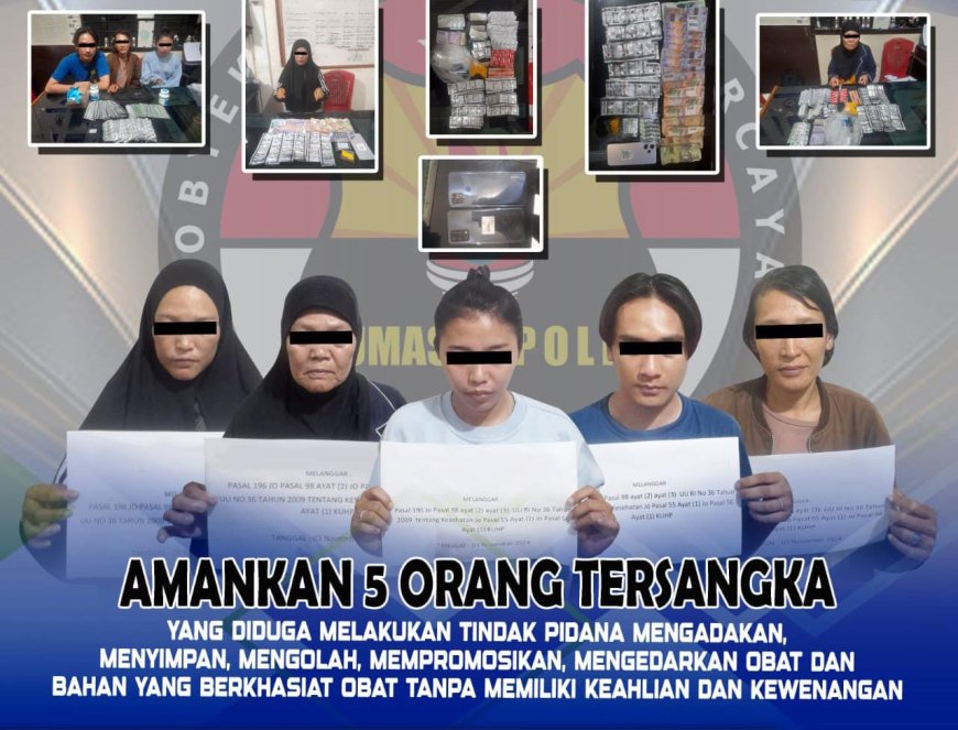 Satu Keluarga Diringkus Sat Narkoba Polres Payakumbuh Karena Edarkan Obat Terlarang