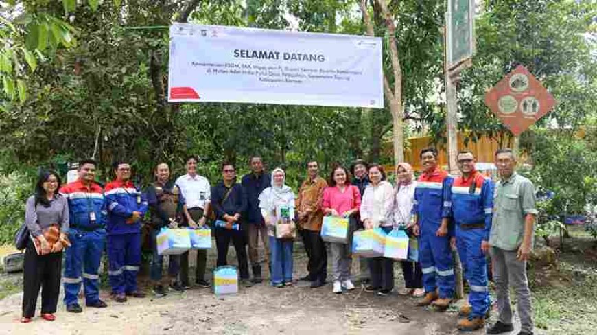 Didukung PHR, Kementerian ESDM Kunjungi Ekowisata Hutan Adat Imbo Putui di Desa Petapahan