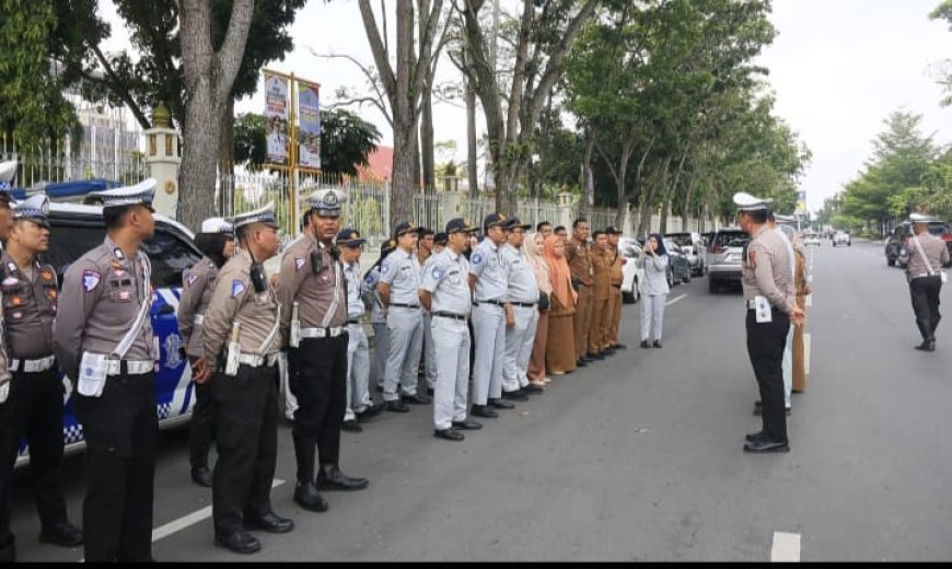 Tertib Pajak Kendaraan, Satlantas Pekanbaru Gelar Opsgab Lintas Sektoral Diikuti Jasa Raharja dan Bapenda