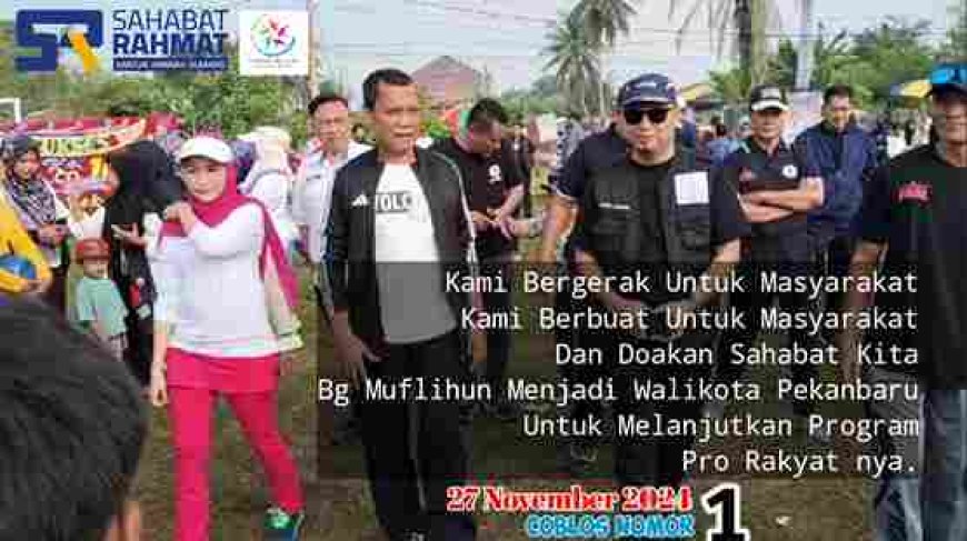 Jika Diamanahkan Pimpin Pekanbaru, Ini Program 'Memanusiakan Manusia' Ala Muflihun-Ade Hartati