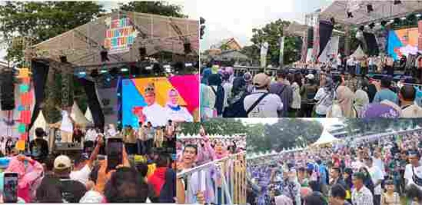 Kampanye Penutup Paslon Bertuah, Meski Diguyur Hujan Ribuan Warga Hadir dan Menggema Teriakan Muflihun Walikota Pekanbaru