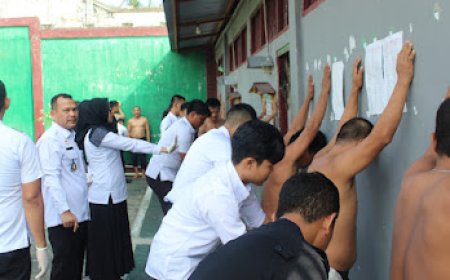 Implementasi Program Akselerasi Menteri Imipas Rutan Rengat Gelar Razia Blok Hunian