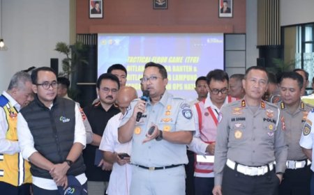 Pastikan Kesiapan Pelayanan Nataru, Jasa Raharja, Kemenhub, dan Korlantas Polri Survei Pelabuhan Merak dan Bakauheni