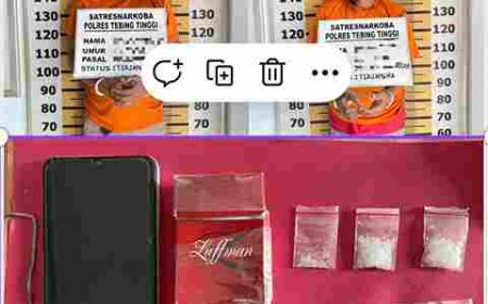 Diduga Miliki Sabu, 2 Pria Ditangkap Sat Resnarkoba Polres Tebing Tinggi