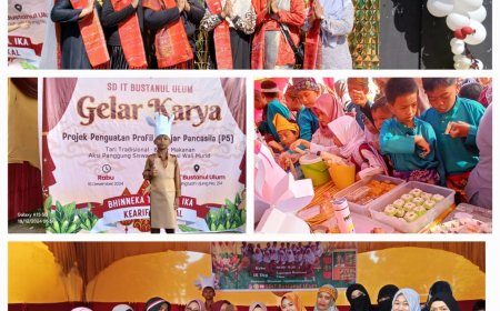 SDIT Bustanul Ulum Pekanbaru Sukses Gelar Karya P5 Bertema "Bhinneka Tunggal Ika dan Kearifan Lokal"