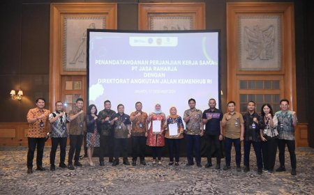 Tingkatkan Pelayanan Angkutan Darat, Jasa Raharja dan Kemenhub Jalin Kerjasama Strategis melalui Integrasi Data