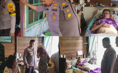 Jum'at Berkah Polsek Siak Hulu Dipenuhi Rasa Sedih Dan Haru