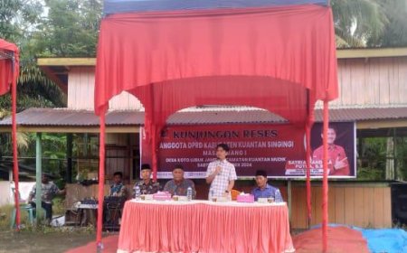 Reses Perdana Waka 1 DPRD Kuansing, Masyarakat Koto Lubuk Jambi Usulkan 9 Skala Prioritas 