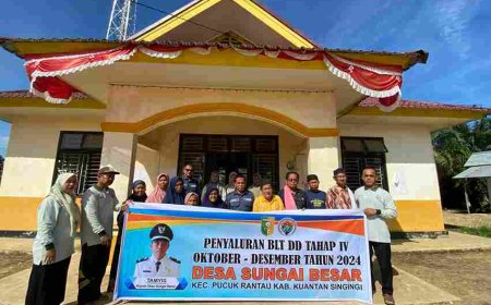 Pemdes Sungai Besar, Sukses Merealisasikan Bantuan BLT DD Tahun Anggaran 2024