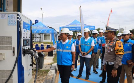 GM PLN UID RKR Bersama Stakeholder Tinjau Pastikan Kesiapan SPKLU  Natal Dan Tahun Baru 2024