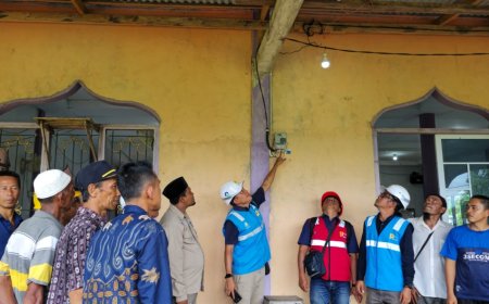 PLN Berikan Pelayanan, 230 Keluarga Dusun Terpencil di Pelangiran Inhil Kini Nikmati Listrik 24 Jam