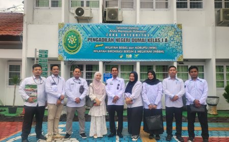 Teken Kontrak Kerjasama dengan PN Dumai, LBHI Batas Indragiri: Siap Berikan Pelayanan Hukum