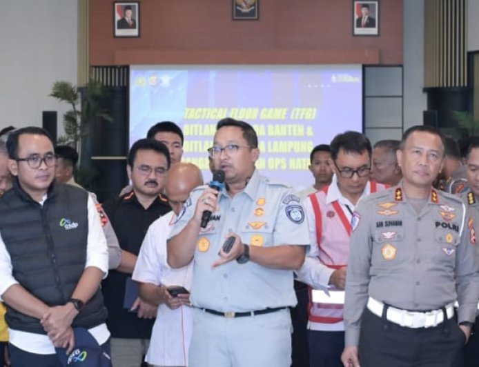 Pastikan Kesiapan Pelayanan Nataru, Jasa Raharja, Kemenhub, dan Korlantas Polri Survei Pelabuhan Merak dan Bakauheni