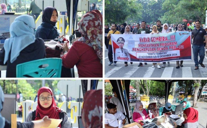 Inovatif, Bapenda Pekanbaru Tetap Buka Pelayanan Pajak Pada Hari Libur di CFD