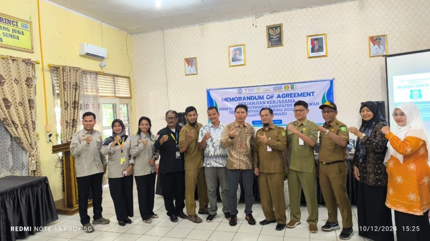Majukan Pendidikan di Pelalawan, MKKS SMK dan SMA Jalin Kerjasama Dengan UNPRI Pekanbaru 