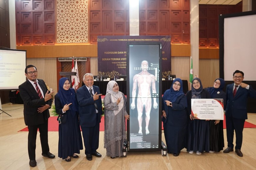 Universitas Abdurrab Pekanbaru Kini Punya Virtual Anatomy Table Asclepius, Pertama di Riau