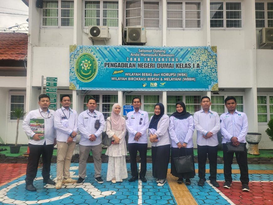 Teken Kontrak Kerjasama dengan PN Dumai, LBHI Batas Indragiri: Siap Berikan Pelayanan Hukum