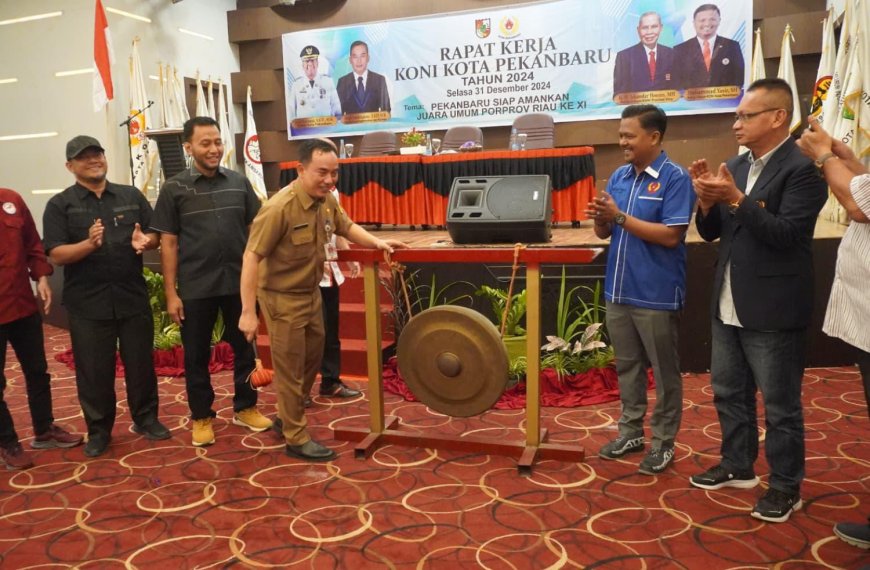 KONI Pekanbaru Gelar Raker 2024, Fokus pada PORKOT dan PORPROV XI Riau