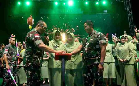 Pergantian Pangdam XII/Tanjungpura Semarak di Perayaan Tahun Baru 2025