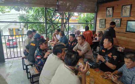 Coffe Morning Dir Intelkam Polda Riau dan GRIB Jaya : Komitmen Jaga Kondusifitas