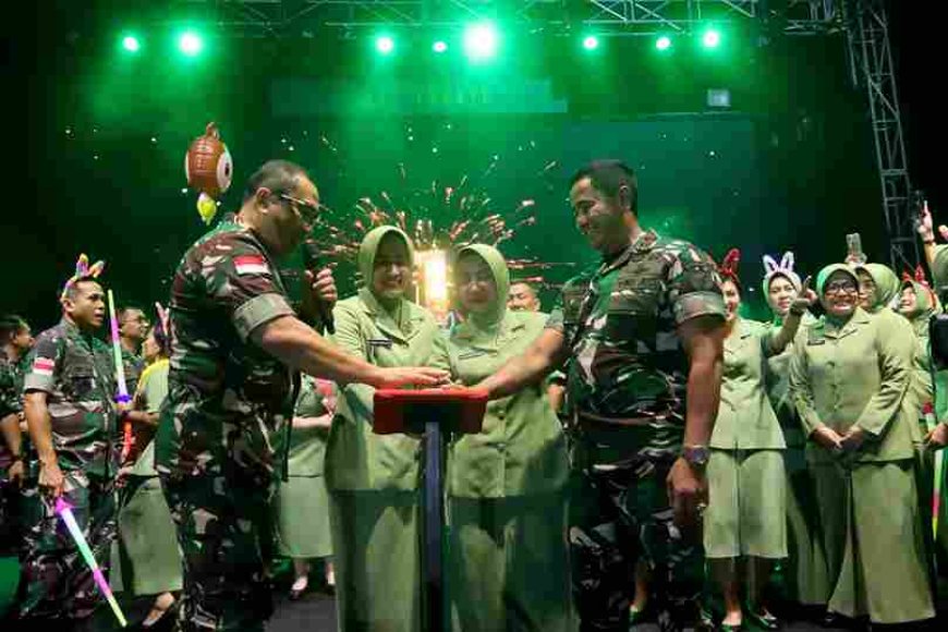 Pergantian Pangdam XII/Tanjungpura Semarak di Perayaan Tahun Baru 2025