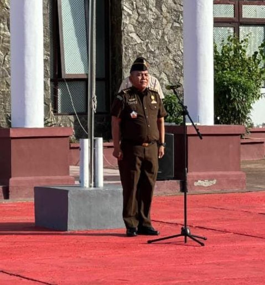 Apel Kerja Perdana Tahun 2025 di Kejaksaan Negeri Seram Bagian Barat