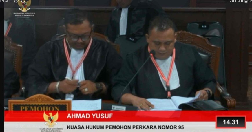 Punya bukti kuat, lawyer paslon 01 meminta paslon 05 di diskualifikasi dalam sidang perdana MK