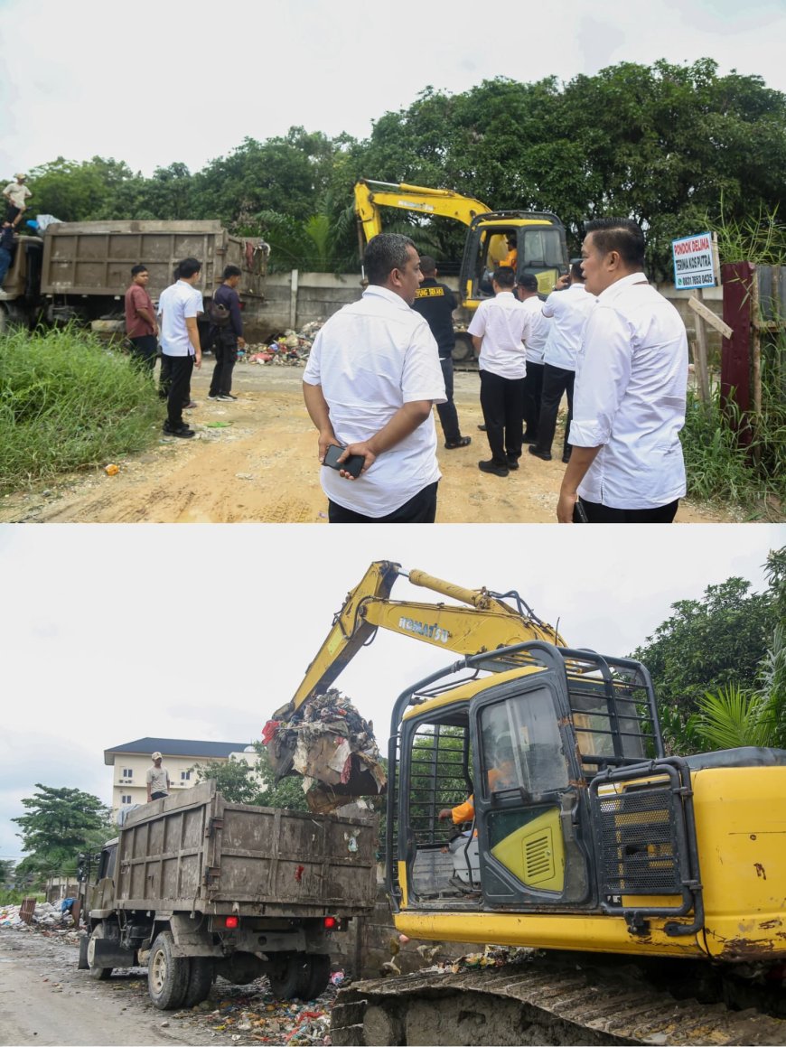 Penjabat Walikota Pekanbaru, Roni Rakhmat, Tinjau Pengangkutan Sampah Pasca Status Darurat Sampah