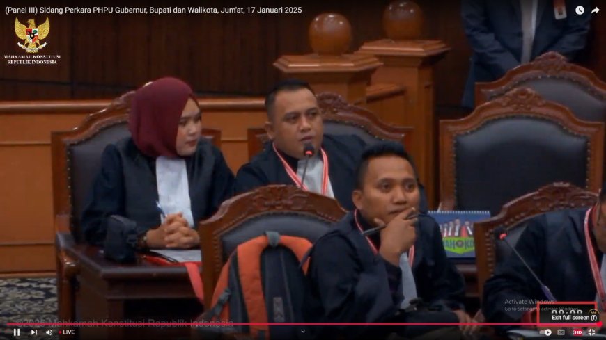Ahmad Yusuf, S.H., Keberatan terhadap Kuasa Hukum Paslon 05 Dalam Sidang Lanjutan Sengketa Pilkada