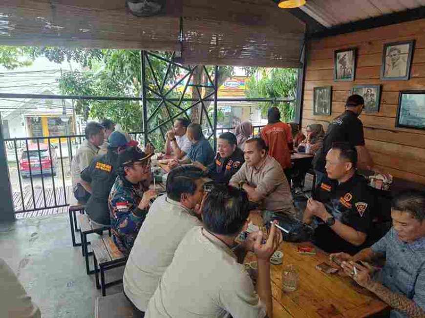 Coffe Morning Dir Intelkam Polda Riau dan GRIB Jaya : Komitmen Jaga Kondusifitas